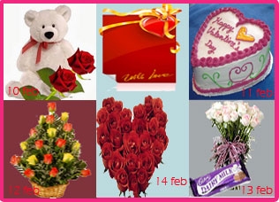 5 Days Gifts for Valentine